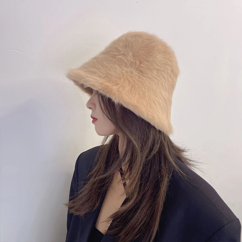 2022 Temperament Rabbit Fur Bucket Hat Ladies Plush Fisherman Hat Fashion Casual Korean Version Autumn And Winter Warm Basin Hat
2022 Temperament Rabbit Fur Bucket Hat Ladies Plush Fisherman Hat Fashion Casual Korean Version Autumn And Winter Warm Basin Hat