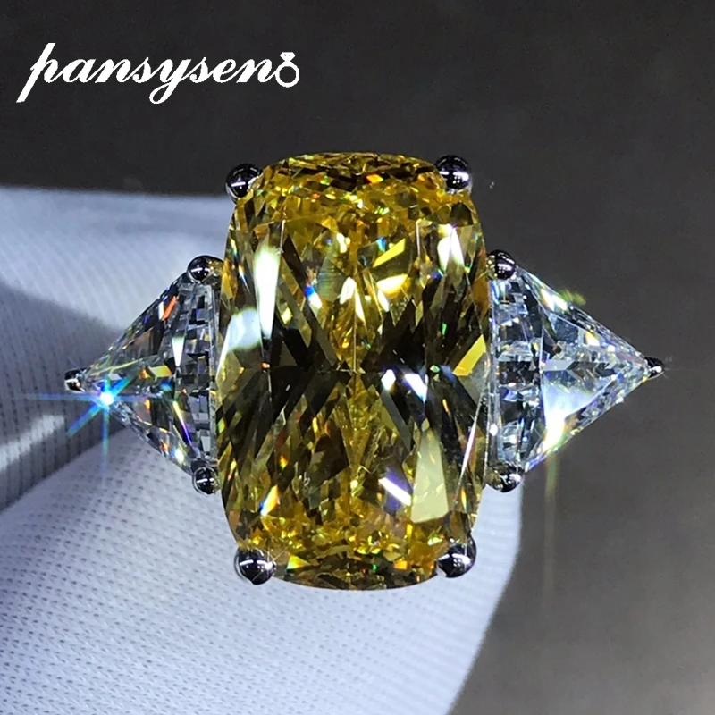 PANSYSEN Solid 925 Sterling Silver Ring 8ct 10x16MM High Carbon Diamond Gemstone Engagement Rings Wedding Bands for Women
PANSYSEN Solid 925 Sterling Silver Ring 8ct 10x16MM High Carbon Diamond Gemstone Engagement Rings Wedding Bands for Women