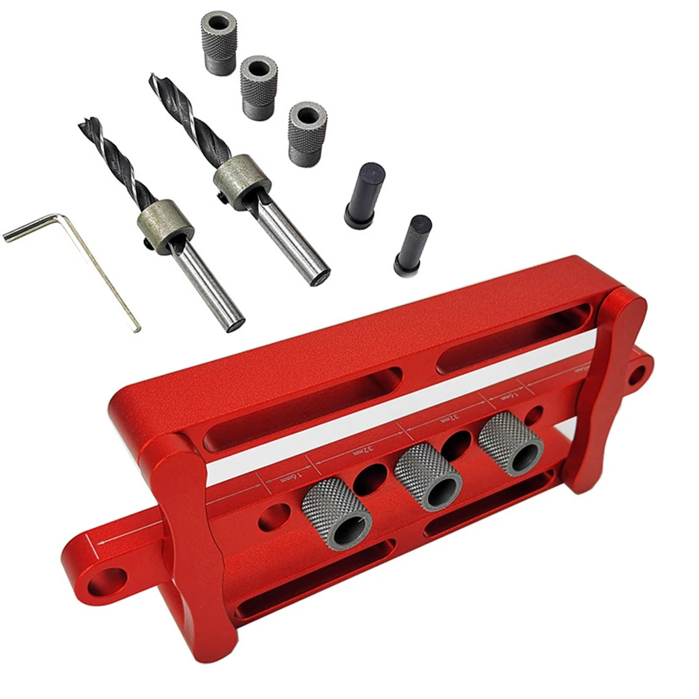 1set Hole Punch With Drill Bushing Accessories Woodworking Drilling Guide 3 In 1 Doweling Jig Self Centering Pocket Hole Jig
1set Hole Punch With Drill Bushing Accessories Woodworking Drilling Guide 3 In 1 Doweling Jig Self Centering Pocket Hole Jig