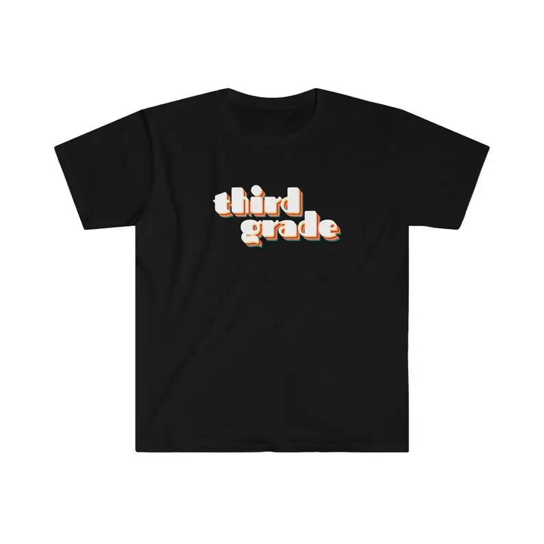 Retro Third Grade Teacher Shirt Back to School T-Shirt Fuuny Teacher Team Shirts Cotton O Neck Casual Graphic Printed Top Tees 
Retro Third Grade Teacher Shirt Back to School T-Shirt Fuuny Teacher Team Shirts Cotton O Neck Casual Graphic Printed Top Tees