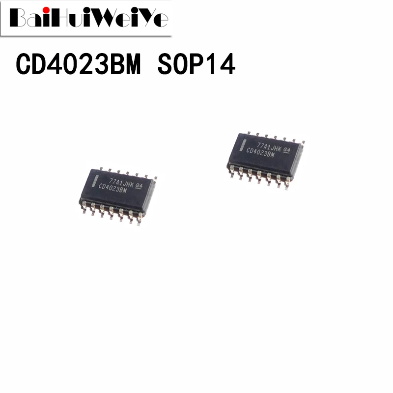 

10PCS CD4023BM CD4023 4023BM 4023 CD4023B SOP14 Operational SOP-14 SMD New Original IC Amplifier Chipset Good Quality