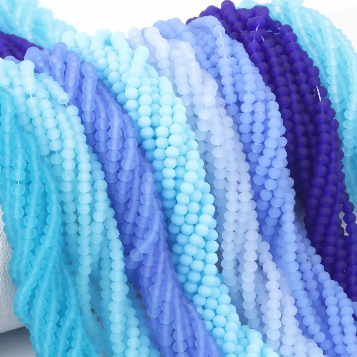 2/3MM Natural Blue Faceted Crystal Glass Stone Beads Frosted Loose Spacer Beads For Jewelry Making Bracelet Necklace Accessories
2/3MM Natural Blue Faceted Crystal Glass Stone Beads Frosted Loose Spacer Beads For Jewelry Making Bracelet Necklace Accessories