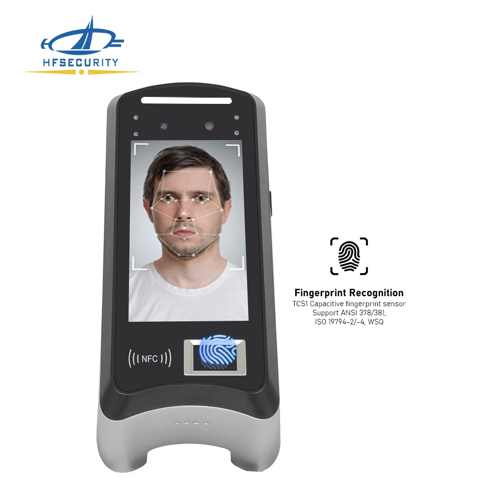 

HFSecurity High Quality X05 Facial Attendance Android 11 Iris Card POE Reader Biometric Access Control Products With Free Clou