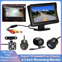 4.3 Inch Car Mirror Monitor LCD Screen Vehicle Rear View Reverse Backup Car LED Camera Video Parking System Easy Installation 4.3 Inch Car Mirror Monitor LCD Screen Vehicle Rear View Reverse Backup Car LED Camera Video Parking System Easy Installation