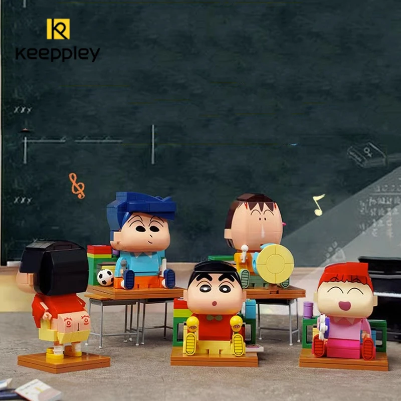Оригинальные строительные блоки keeppley Crayon Shin-chan, кавайная аниме модель, подарок на день рождения, сборная образовательная игрушка, украшения
Оригинальные строительные блоки keeppley Crayon Shin-chan, кавайная аниме модель, подарок на день рождения, сборная образовательная игрушка, украшения