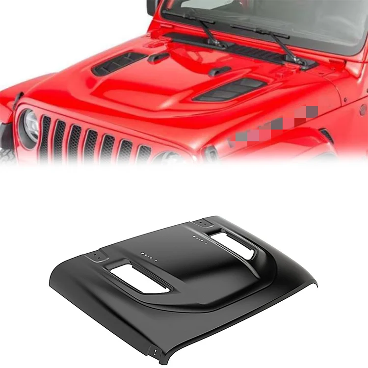 

Spedking 2018+ JL JT Hood Bonnet Car Offroad 4x4 Auto Accessories Car Hood for jeep wrangler gladiator