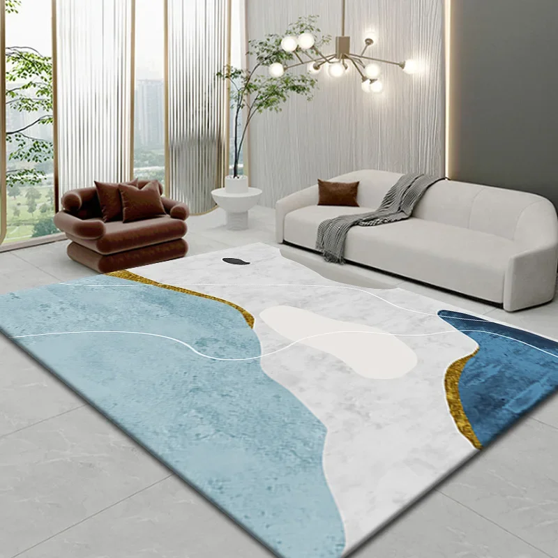 

Modern Geometric Living Room Decoration Sofa Coffee Table Carpet Abstract Bedroom Bedside Soft Carpets Home Non-slip Floor Mat