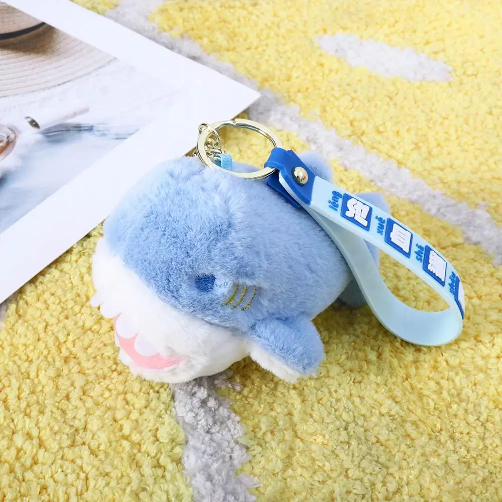 

Decoration Simulation Shark Stuffed Keychain Blue Shark Plush Keychains Plush Shark Keyring Plush Toy Blue Shark Pendant