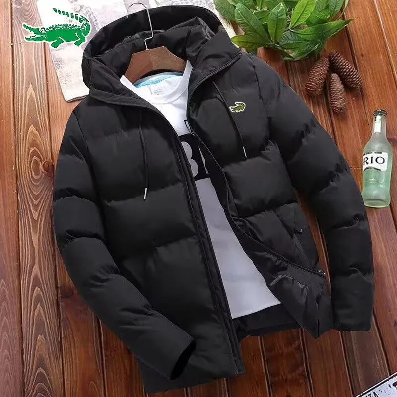 CARTELO Winter Men's Warm Cotton Coat Solid Color Zipper Hooded Loose Casual Coat Outdoor Skiing Warm Coat
CARTELO Winter Men's Warm Cotton Coat Solid Color Zipper Hooded Loose Casual Coat Outdoor Skiing Warm Coat