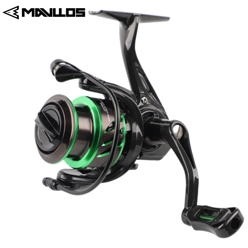 

Mavllos Ultraligh Carbon Carp Fishing Reel, Drag Power 12KG Ratio 5.2:1 800 1500 2500 Spool Bass Snapper Spinning Reel