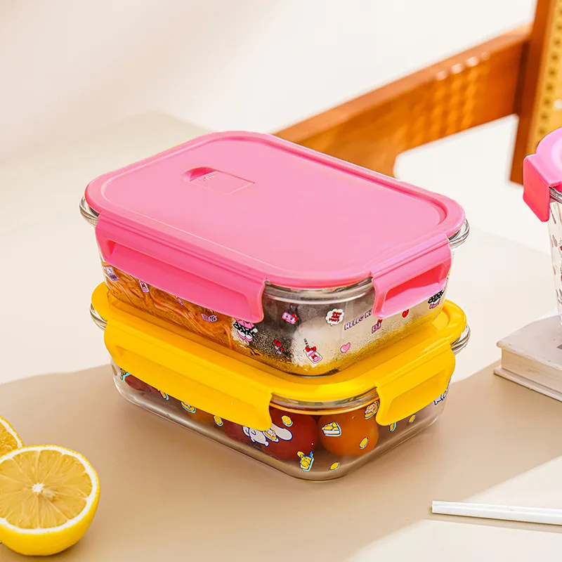 Sweet Hello Kitty Cinnamoroll Anime Ins Fashion Glass Lunch Box Cute Cartoon Microwave Oven Bento Case Gifts Toys for Kids
Sweet Hello Kitty Cinnamoroll Anime Ins Fashion Glass Lunch Box Cute Cartoon Microwave Oven Bento Case Gifts Toys for Kids