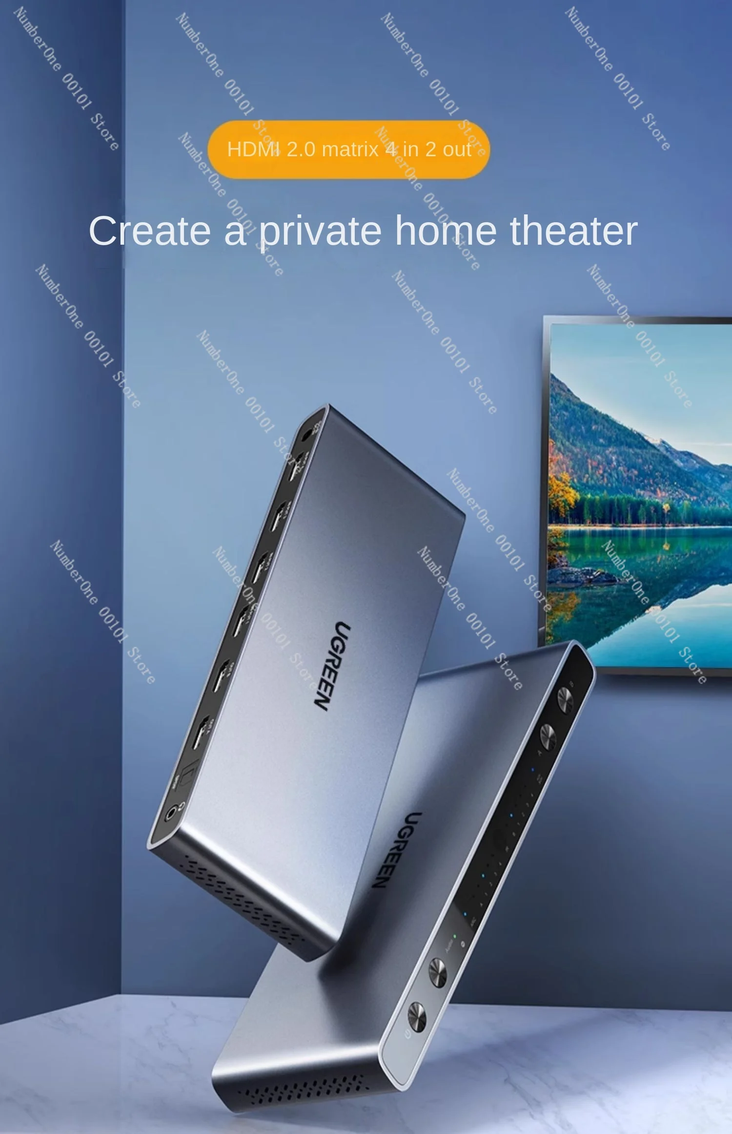 Матрица Lvlian HDMI четыре в два с оптоволоконным кабелем для аудиоприставки распределитель видео изображения 4K HD коммутатор
Матрица Lvlian HDMI четыре в два с оптоволоконным кабелем для аудиоприставки распределитель видео изображения 4K HD коммутатор