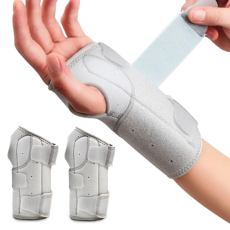 

1PCS Wrist Splint Carpal Tunnel Protector Wrist Support Hand Brace Palm Wrap Wrist Injury Fracture Fixed Orthopedic Wristband