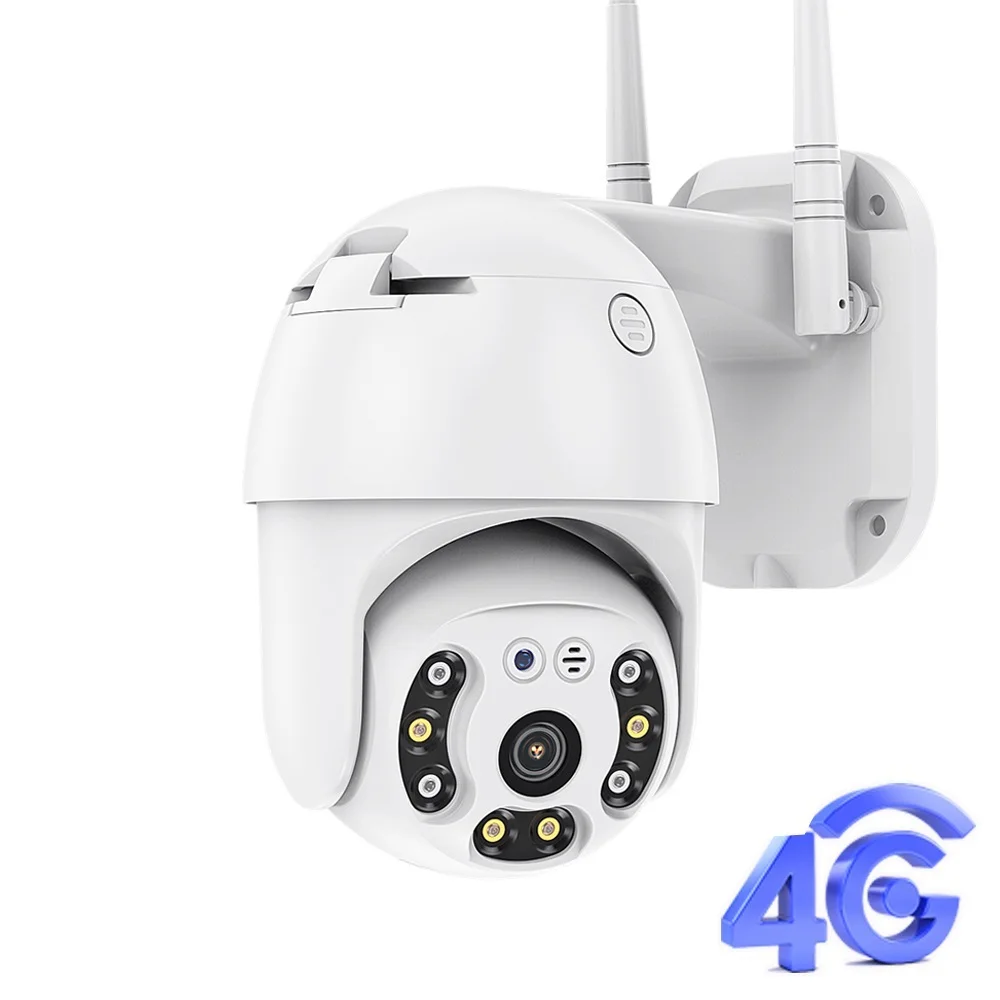 

New 4G SIM Card IP Camera 2MP/3MP/5MP HD Camera WIFI PTZ Dome Camera Outdoor Two Ways Audio Security CCTV P2P IR Night Vision