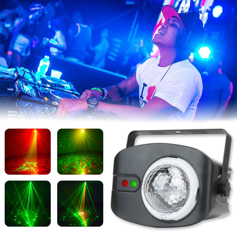 Mini DJ Disco Laser Light Projector Sound Activated 48 Patterns Strobe Effect KTV Club Wedding Holiday Rave Party Disco Lamp
Mini DJ Disco Laser Light Projector Sound Activated 48 Patterns Strobe Effect KTV Club Wedding Holiday Rave Party Disco Lamp