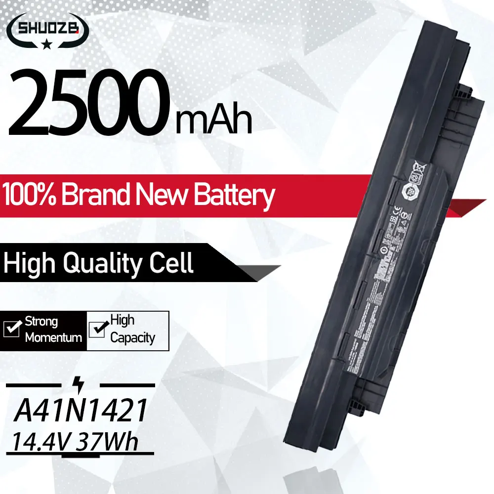 Новый аккумулятор A41N1421 A32N1331 A32N1332 для Asus P2430UJ P2438UL P2440UA P2520LJ P2530UA P2540NV PU551LA PU451LA PU551LD PU550
Новый аккумулятор A41N1421 A32N1331 A32N1332 для Asus P2430UJ P2438UL P2440UA P2520LJ P2530UA P2540NV PU551LA PU451LA PU551LD PU550