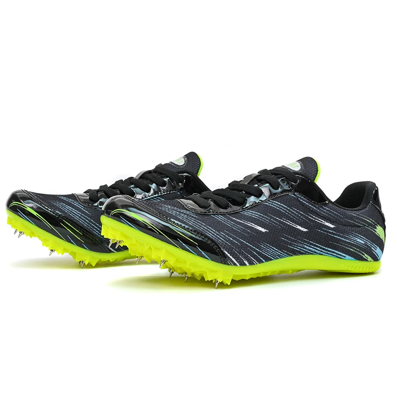 Breathable Men Track Field Sprint 7 Spikes Shoes Professional TPU Support Outsole Short Mid Distance Running Race Sneakers
Breathable Men Track Field Sprint 7 Spikes Shoes Professional TPU Support Outsole Short Mid Distance Running Race Sneakers
