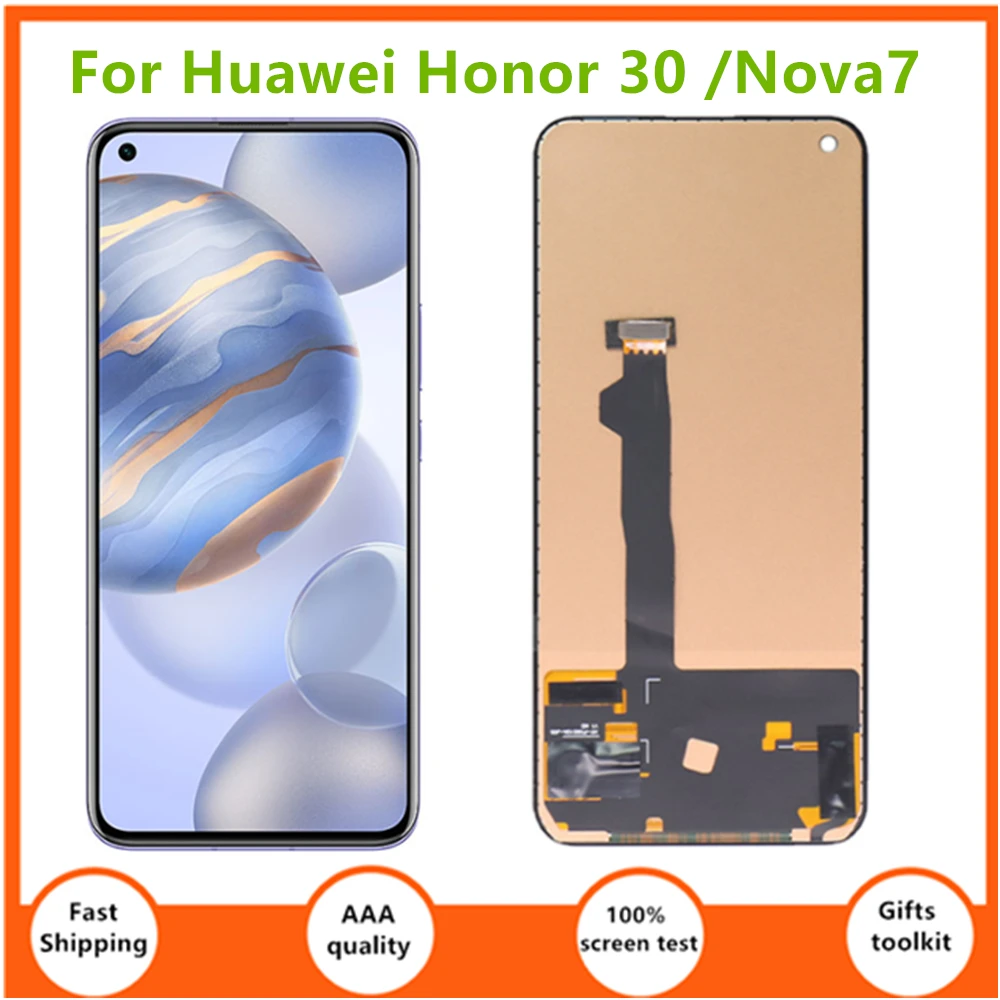 TFT/AMOLED For Huawei Honor 30 Display For Nova 7 5G BMH-AN10 LCD Screen Touch Digitizer Assembly Nova7 LCD JEF-NX9 JEF-AN20
TFT/AMOLED For Huawei Honor 30 Display For Nova 7 5G BMH-AN10 LCD Screen Touch Digitizer Assembly Nova7 LCD JEF-NX9 JEF-AN20