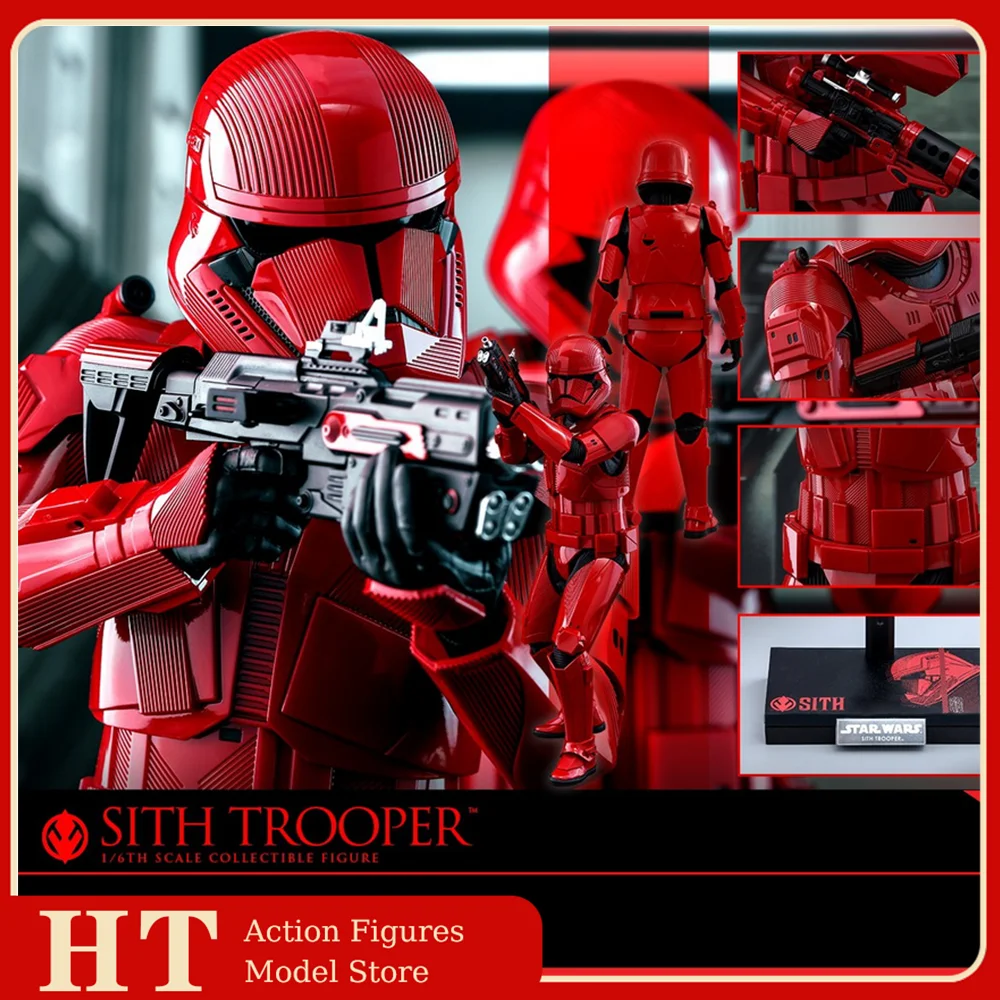 

HotToys MMS544 1/6 Star Wars : The Rise of Skywalker Sith Trooper Full Set Model 12Inch Action Figure Movable Doll Collectible