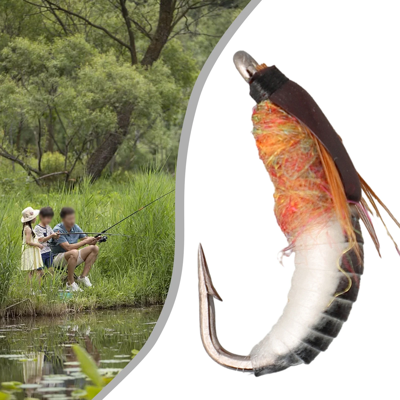 Realistic Scud Worm Fly For Salmon Trout Fishing Adventures Artificial Insect Bait With Barbed Strong Hooks Fishing Accessories
Realistic Scud Worm Fly For Salmon Trout Fishing Adventures Artificial Insect Bait With Barbed Strong Hooks Fishing Accessories