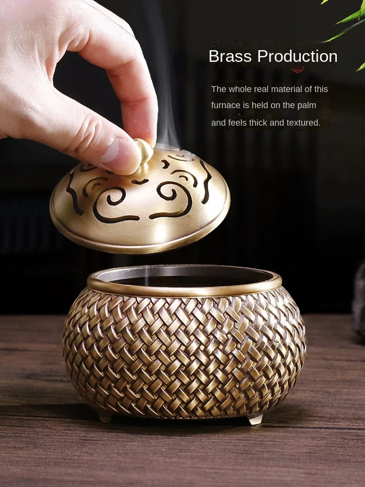 FQ Brass Incense Burner Sandalwood Agarwood Incense Coil Burner Woven Pattern Incense Burner
FQ Brass Incense Burner Sandalwood Agarwood Incense Coil Burner Woven Pattern Incense Burner