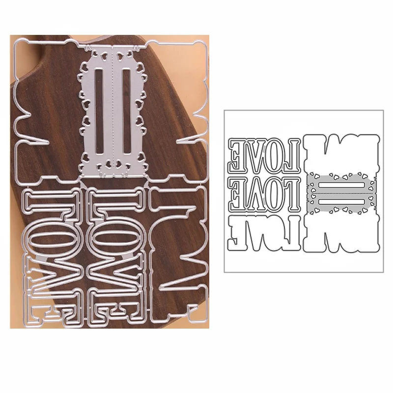 2022 Valentine Bag Topper Metal Typeface Frame Cutting Dies Stencils For DIY Scrapbooking Photo Album Decorative DIY Paper Cards
2022 Valentine Bag Topper Metal Typeface Frame Cutting Dies Stencils For DIY Scrapbooking Photo Album Decorative DIY Paper Cards