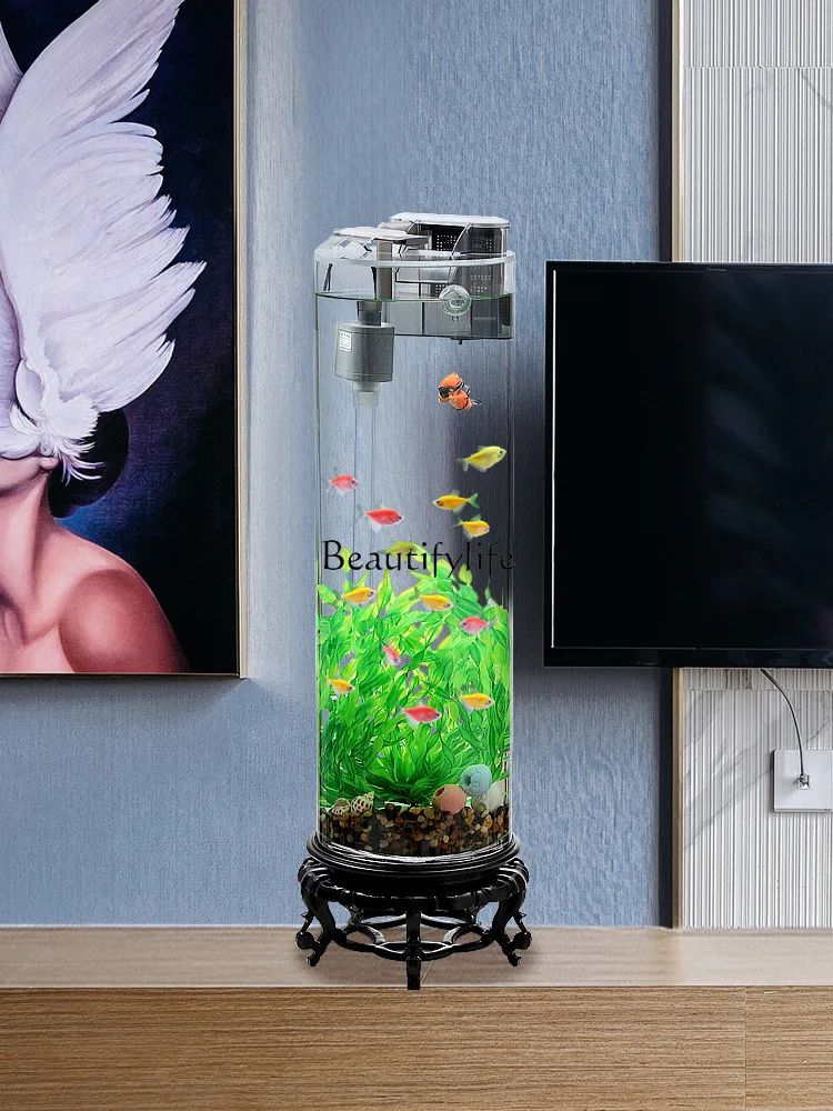 Living Room Ecological Fish Tank Landscape Home with Lid Small Free Change Water Hose Oxygen Filter Pump
Living Room Ecological Fish Tank Landscape Home with Lid Small Free Change Water Hose Oxygen Filter Pump