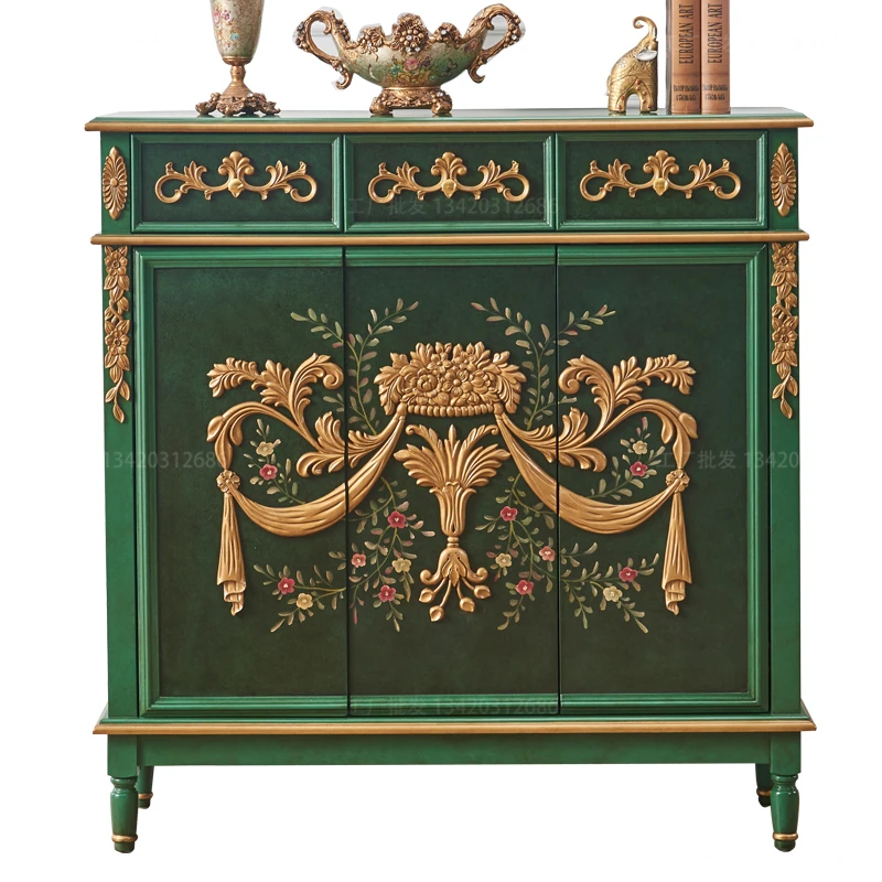 Golden Emerald American Light Luxury Home Doorway Shoe Cabinet European Style Living Room Sideboard Cabinet
Golden Emerald American Light Luxury Home Doorway Shoe Cabinet European Style Living Room Sideboard Cabinet
