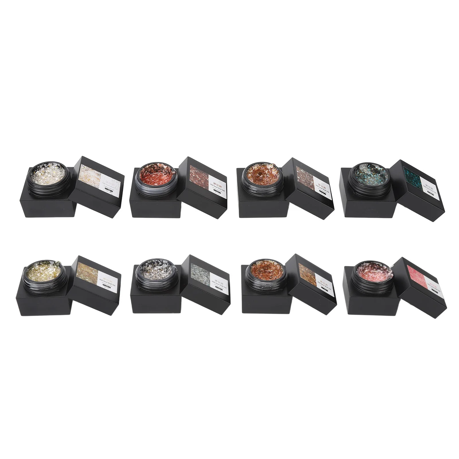 Soak Off UV Gel Polish Nail Sand Shell Gel Polish Portable Exquisite Safe 8 Colors Shiny for Novice for Nail Salon
Soak Off UV Gel Polish Nail Sand Shell Gel Polish Portable Exquisite Safe 8 Colors Shiny for Novice for Nail Salon