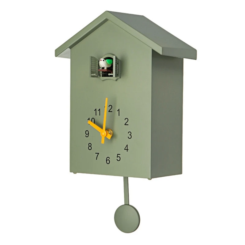 

Modern Bird Cuckoo Quartz Wall Clock Home Living Room Horologe Clocks Timer Office Home Decoration Gifts Hanging Watch B