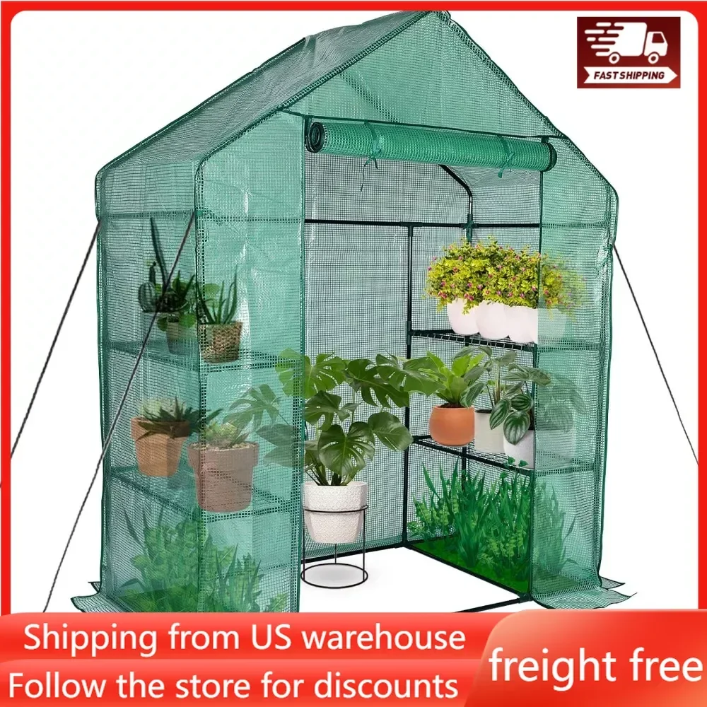 

Greenhouse,Greenhouse for Outdoors,Portable Walk in Green House for Garden Plants That Need Frost Protection and Away from Pests