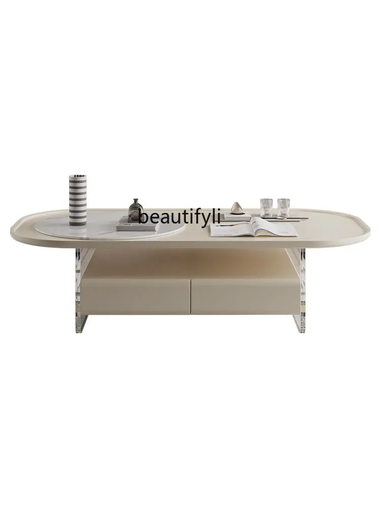 zq Italian Acrylic Suspended Coffee Table Household Small Apartment Oval Cream Style Living Room Coffee Table
zq Italian Acrylic Suspended Coffee Table Household Small Apartment Oval Cream Style Living Room Coffee Table