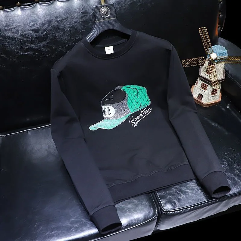 2023 Mens Hoodies Fashion Hat Rhinestones Sweatshirts Casual Streetwear Autumn Full Pullover Hoodie Men Clothing Sweat Homme
2023 Mens Hoodies Fashion Hat Rhinestones Sweatshirts Casual Streetwear Autumn Full Pullover Hoodie Men Clothing Sweat Homme