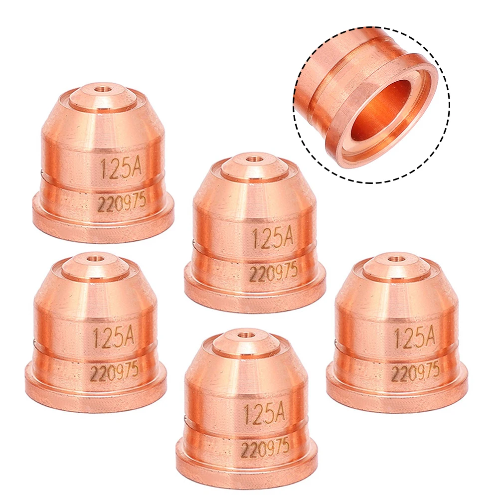5Pcs Plasma Cutting Consumable Tip Plasma Cutting Tips / Nozzles 220975 For Plasma Cutting 125 Series Torch
5Pcs Plasma Cutting Consumable Tip Plasma Cutting Tips / Nozzles 220975 For Plasma Cutting 125 Series Torch