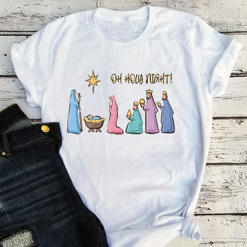 Christian Christmas Tshirt Christmas Vintage Clothes Casual True Religious Christmas Gifts Jesus Tee Harajuku T Shirts L
Christian Christmas Tshirt Christmas Vintage Clothes Casual True Religious Christmas Gifts Jesus Tee Harajuku T Shirts L