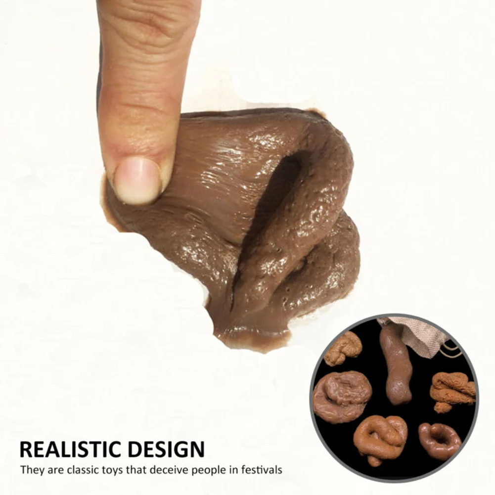 Fake Dog Poo Realistic Poop With Bag 6pcs/Set Gag Joke Non-toxic Party Gift Toys Pranks Rubber Simulated Stool
Fake Dog Poo Realistic Poop With Bag 6pcs/Set Gag Joke Non-toxic Party Gift Toys Pranks Rubber Simulated Stool