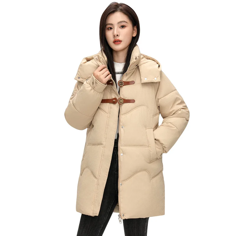 2023 New Fashion Down Parka Women Mid Length Jacket For Women's Loose Down Jacket Winter Thickened Warm And Cotton Jacket
2023 New Fashion Down Parka Women Mid Length Jacket For Women's Loose Down Jacket Winter Thickened Warm And Cotton Jacket