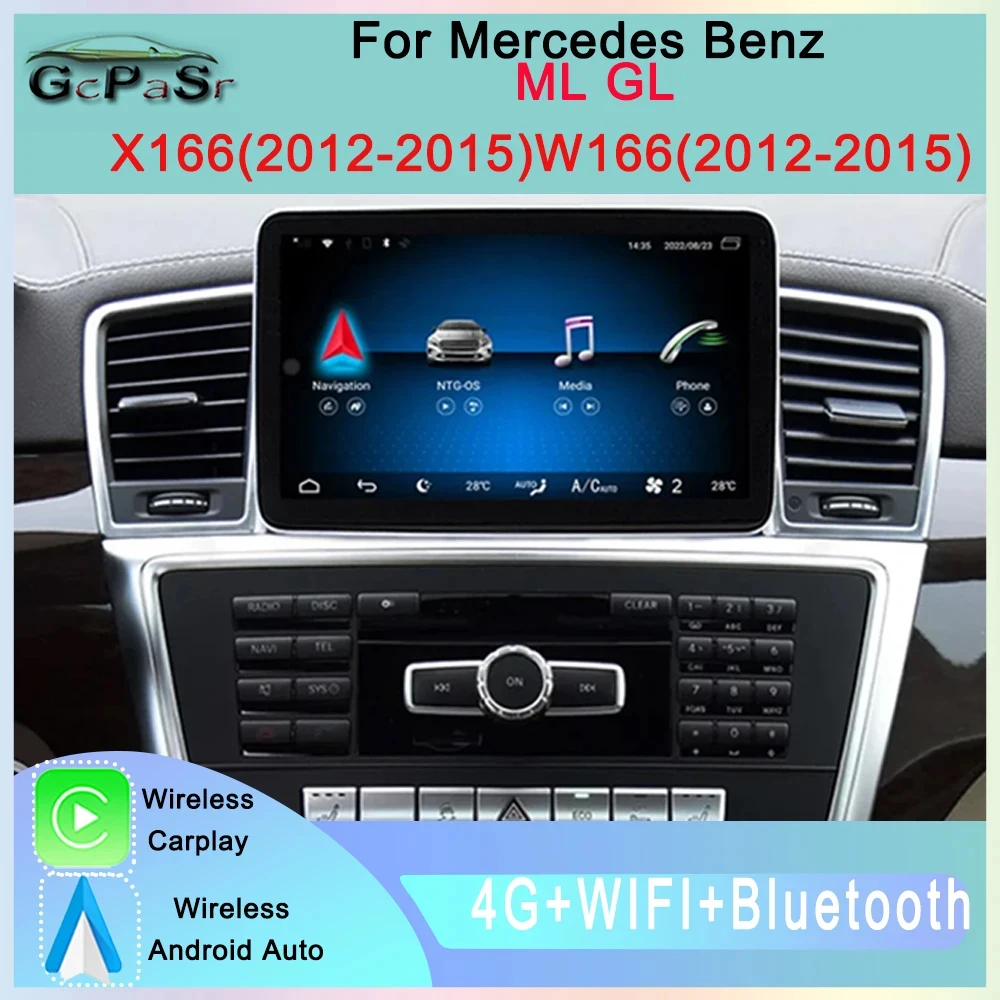 WIFI For Mercedes Benz ML GL W166 X166 2012 - 2015 Android CarPlay 4G Car DVD Radio GPS Navigation Multimedia Player HD Screen
WIFI For Mercedes Benz ML GL W166 X166 2012 - 2015 Android CarPlay 4G Car DVD Radio GPS Navigation Multimedia Player HD Screen
