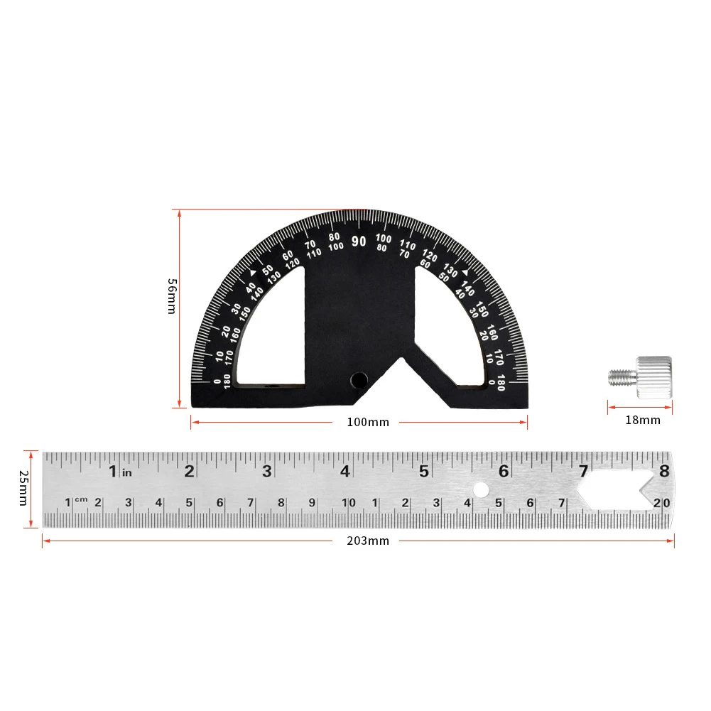 Multi Function Goniometer Ruler for Woodworking Projects Durable Stainless Steel Protractor Adjustable T shaped Design
Multi Function Goniometer Ruler for Woodworking Projects Durable Stainless Steel Protractor Adjustable T shaped Design