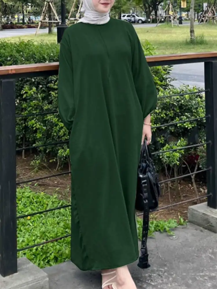 Autumn Long Dress Muslim Abaya ZANZEA Women Long Sleeve Maxi Sundress Fashion Party Robe Femme Islamic Clothing Dubai Vestidos
Autumn Long Dress Muslim Abaya ZANZEA Women Long Sleeve Maxi Sundress Fashion Party Robe Femme Islamic Clothing Dubai Vestidos
