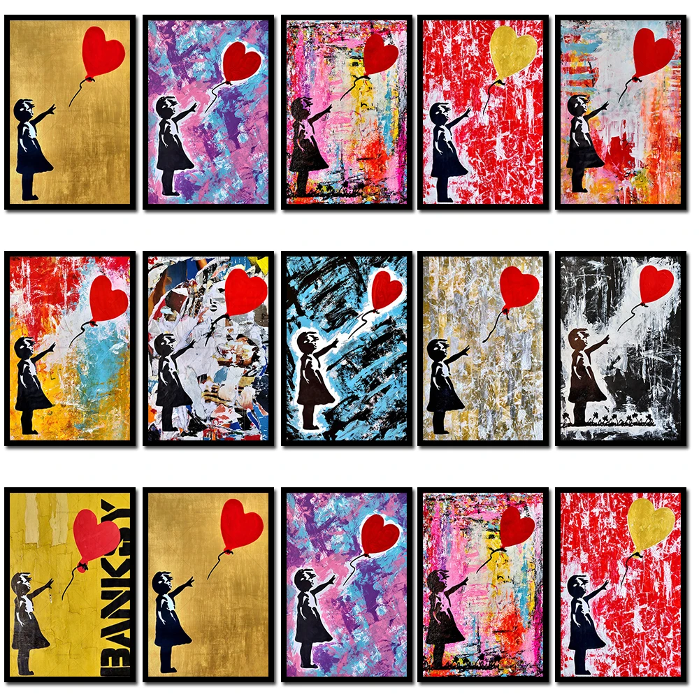 Street Abstract Graffiti Girl With Balloon Sail Canvas Painting Posters And Printing Wall Art Pictures Of Living Room Decoration
Street Abstract Graffiti Girl With Balloon Sail Canvas Painting Posters And Printing Wall Art Pictures Of Living Room Decoration