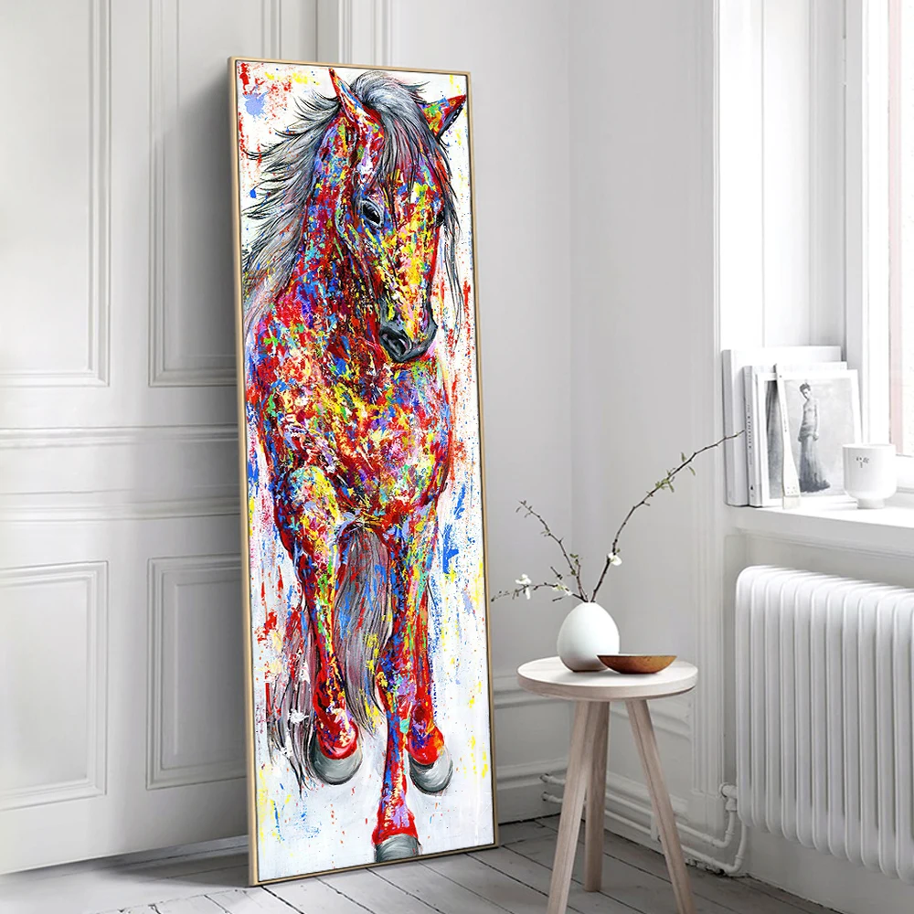 Abstract Wall Art Painting Canvas Print Animal Picture Animal Prints Poster The Standing Horse For Living Room Home Decoration
Abstract Wall Art Painting Canvas Print Animal Picture Animal Prints Poster The Standing Horse For Living Room Home Decoration