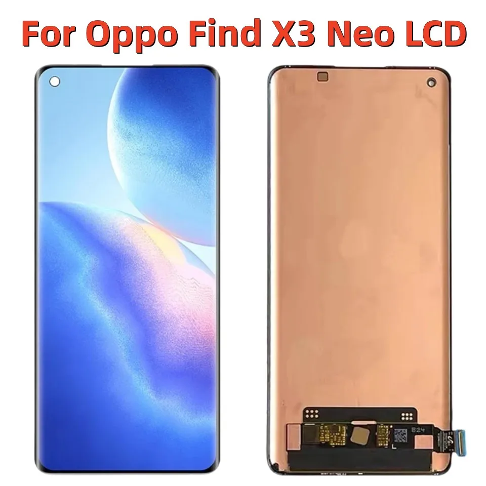 

Original 6.55 inch For Oppo Find X3 Neo LCD Display Screen Touch Panel Digitizer Assembly Replacement For CPH2207