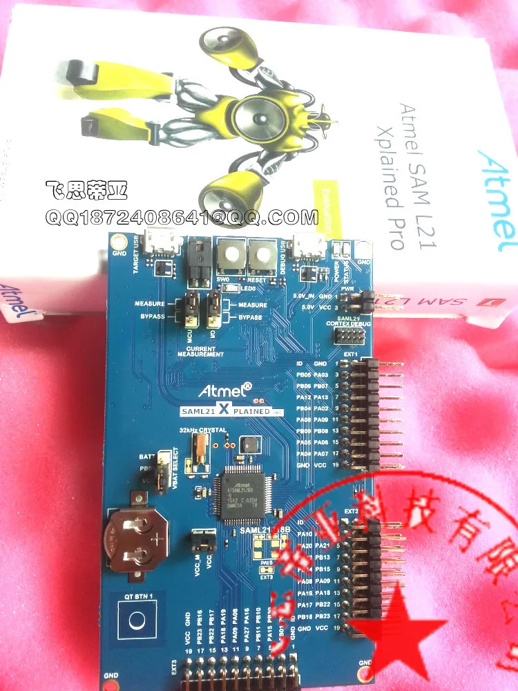 ATSAML21-XPRO - B ATMEL макетная оценочная плата SAML21 xplженый оценочный комплект
ATSAML21-XPRO - B ATMEL макетная оценочная плата SAML21 xplженый оценочный комплект