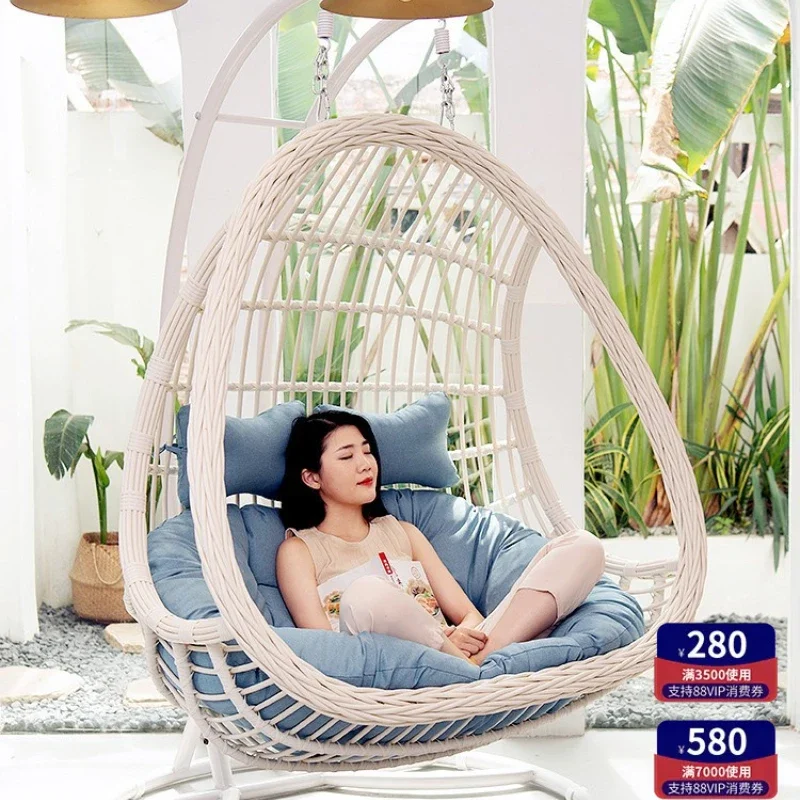 

Two person hanging chair balcony indoor swing net red cradle chair luxury chlorophytum comosum chair indoor lazy hanging chair h