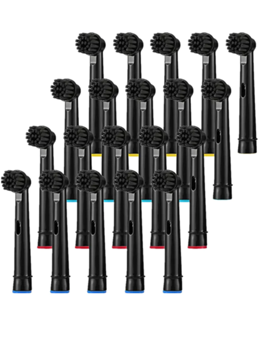 

4/8/12/16/20PCS Black Charcoal Toothbrush Heads SB-17A Compatible With Oral B Electric Toothbrush