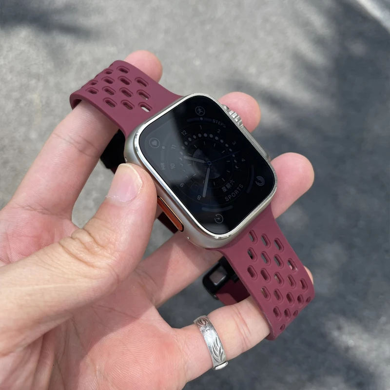 Магнитный ремешок для часов Apple Watch Ultra, мягкий силиконовый браслет для iWatch Series 7 8 6 5 4 3, 44 мм 45 мм 49 мм 40 мм 41 мм 42 мм 38 мм
Магнитный ремешок для часов Apple Watch Ultra, мягкий силиконовый браслет для iWatch Series 7 8 6 5 4 3, 44 мм 45 мм 49 мм 40 мм 41 мм 42 мм 38 мм