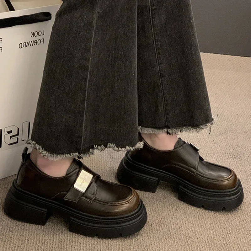 Лоферы женские на среднем каблуке, весенние туфли на платформе в стиле ретро, дизайнерская новинка 2024, роскошная спортивная обувь, брендовые классические туфли-лодочки для прогулок, женская обувь
Лоферы женские на среднем каблуке, весенние туфли на платформе в стиле ретро, дизайнерская новинка 2024, роскошная спортивная обувь, брендовые классические туфли-лодочки для прогулок, женская обувь