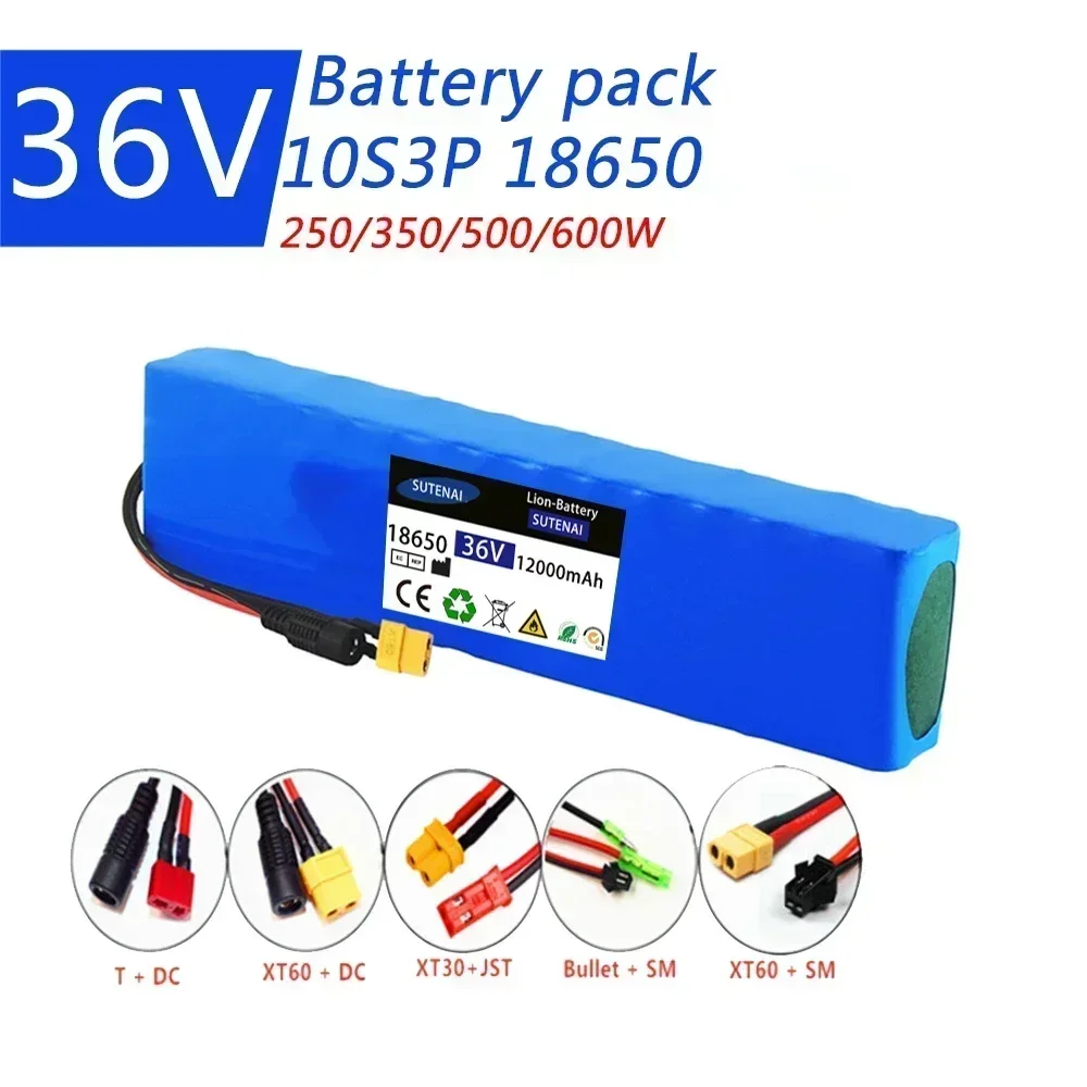 36V 10.5Ah Battery ebike Battery Pack 18650 Li-ion Batteries 10S3P 350W 500W For High Power Electric Scooter Motorcycle Scooter
36V 10.5Ah Battery ebike Battery Pack 18650 Li-ion Batteries 10S3P 350W 500W For High Power Electric Scooter Motorcycle Scooter