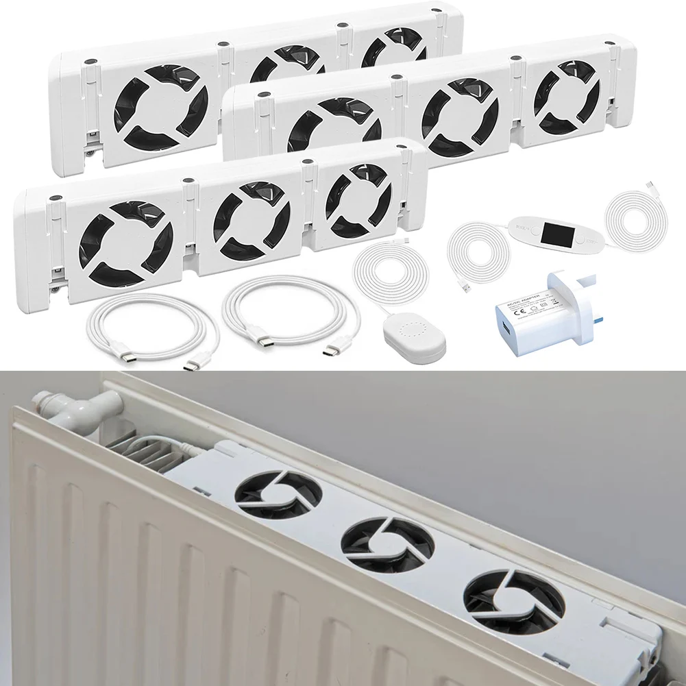 Radiator Fan Smart Radiator Convectors Booster Extension Set Ventilator Fan Universal Hot Air Circulation Energy Saving 100-240V
Radiator Fan Smart Radiator Convectors Booster Extension Set Ventilator Fan Universal Hot Air Circulation Energy Saving 100-240V